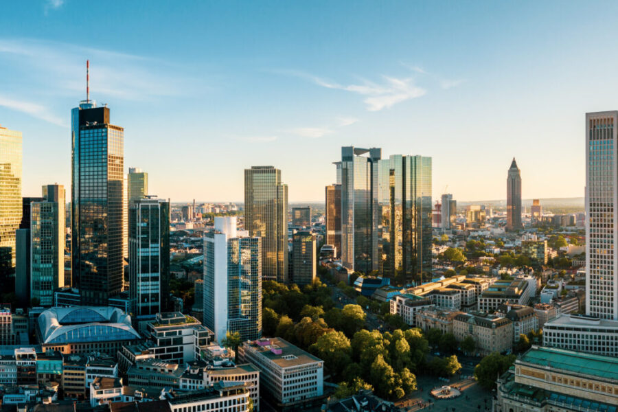 photo of the Frankfurt, Germany skyline