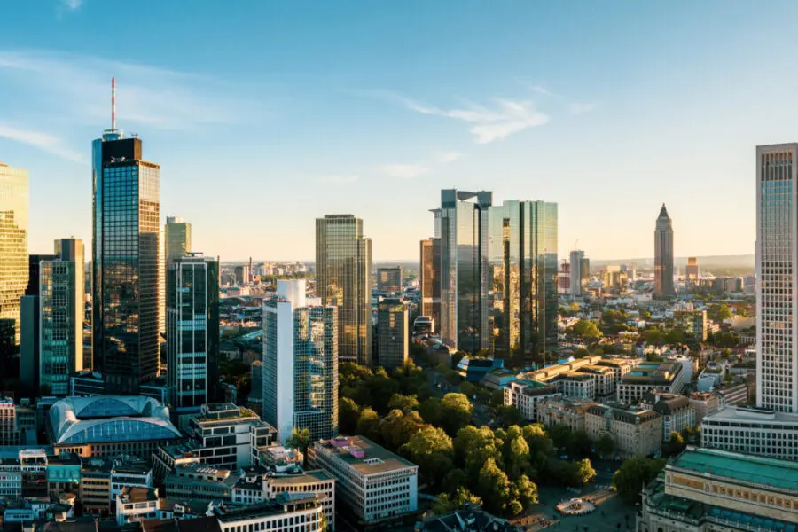 photo of the Frankfurt, Germany skyline