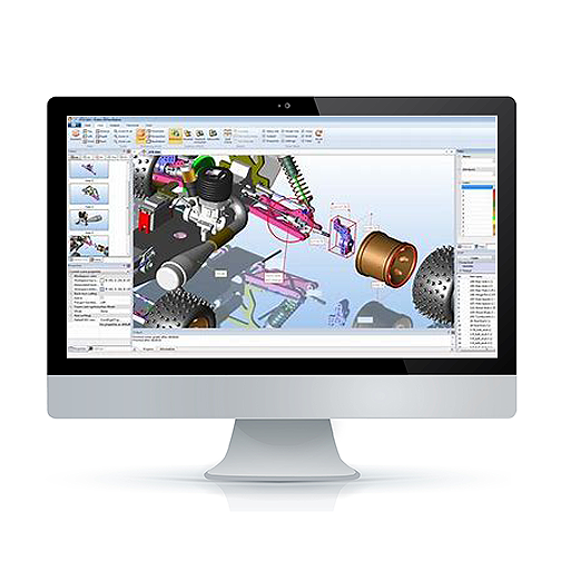 image 3DViewStation displays CAD data on a workstation monitor; pair with KISTERS Automation Server for faster rending on desktop, laptops and mobile devices