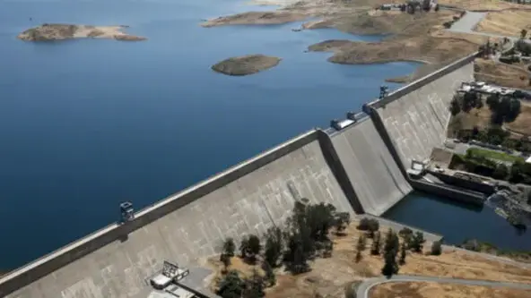 San Joaquin River and Friant Dam in central California via insider.com