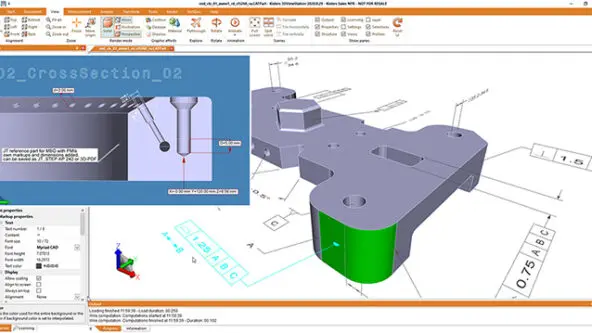 3DViewStation extends supports of model-based definition processes, saves & displays relevant PMIs