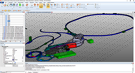 screen capture of 3DViewStation desktop CAD visualization software & ultra large complex assembly