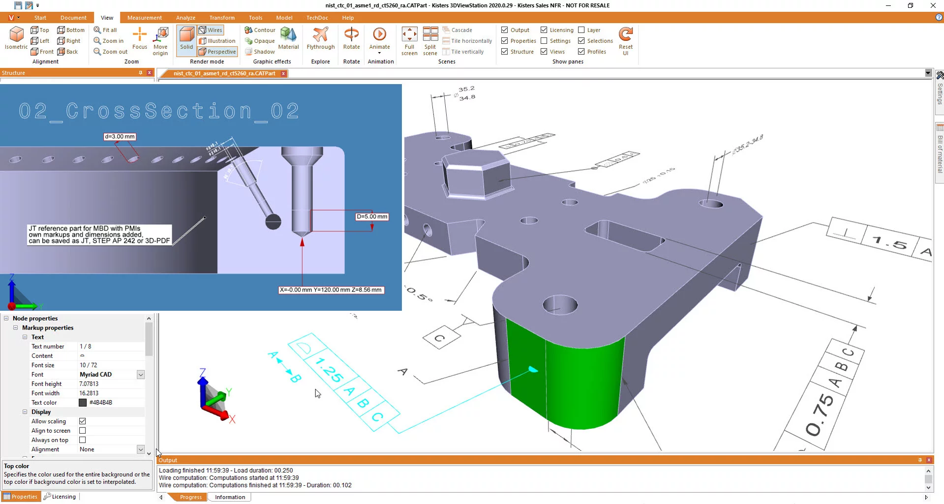 3DViewStation supports ModelBased Definition (MBD) Kisters