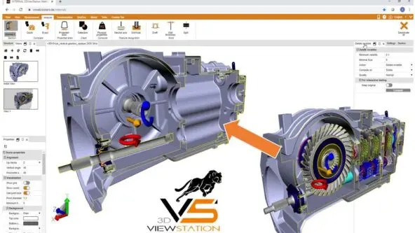 screen capture of 3DViewStation