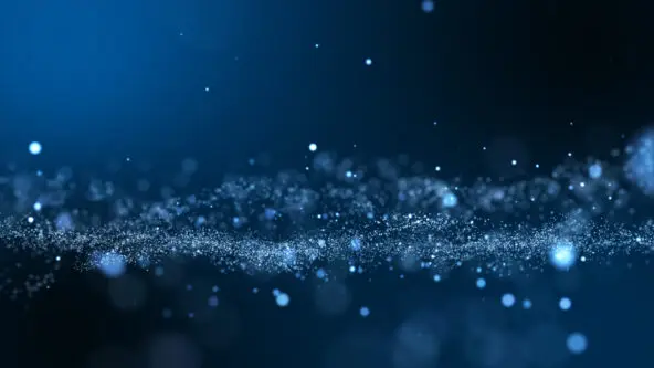 conceptual image of data collection: dark blue background & white points like stars in outer space