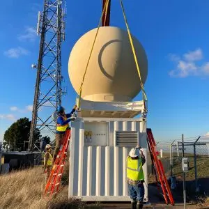 new weather radar on EBMUD property to monitor atmospheric rivers & vastly improve public safety
