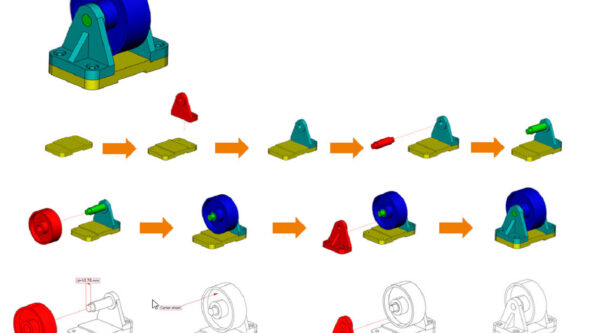 repurpose 3D CAD data to create 3D assembly instructions